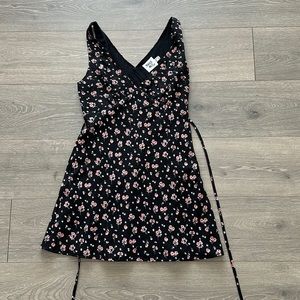 Princess Polly Black Floral Mini Dress